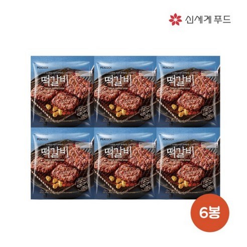 신세계푸드 [피코크]떡갈비 450g 6봉