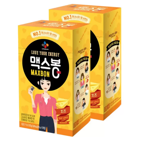 CJ 맥스봉 치즈 소시지 55g x 15개입 x 2박스