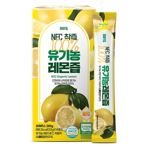 데이앤 NFC 100% 유기농 레몬즙