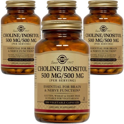 솔가 콜린 이노시톨 500mg 베지터블 캡슐