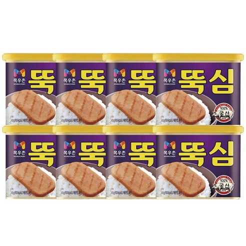 맛있는 통조림 햄 뚝심 300g, 300g, 8개