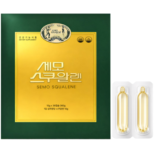 세모스쿠알렌 10g x 36캡슐 + 쇼핑백