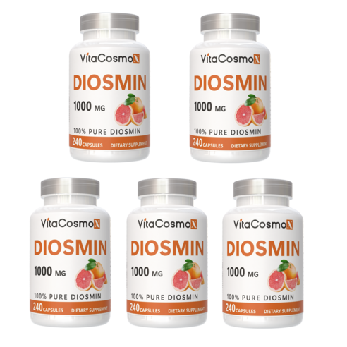 VitaCosmoX 비타코스모 롱라이프뉴트리 위라이크비타민 디오스민 Diosmin 시트러스 바이오플라보노이드 고함량 1000mg