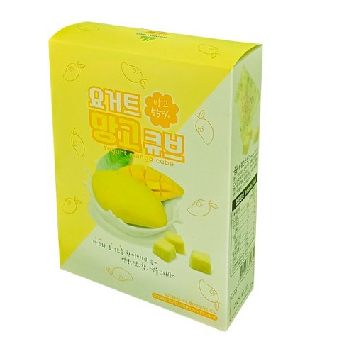 요거트 망고 큐브 1.8gx10개입 산마을, 요거트 망고 큐브 1.8gx10개입, 18g