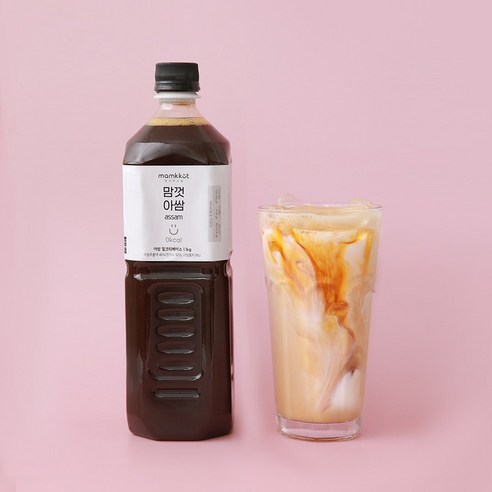 맘껏푸드랩 제로슈가 아쌈 밀크티 베이스 1.1kg