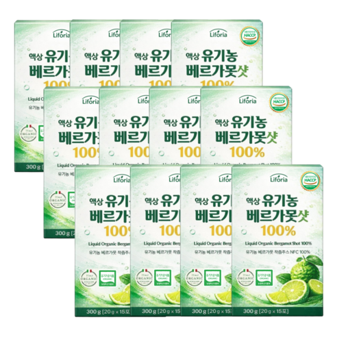 12개 구매 시 고업 액상 베르가못 샷 증정 / 리포리아 베르가못 원액 폴리페놀 100%식약처인증, 12개, 15회분