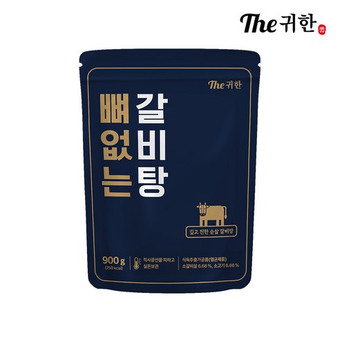 더 귀한 뼈없는 갈비탕 900g, 900g, 5개