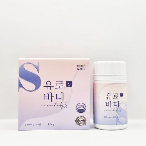 [1+1][유로바디S]유로바디S 정 베르가못 아티초크 600mg X2 대용량 [빠른배송]+