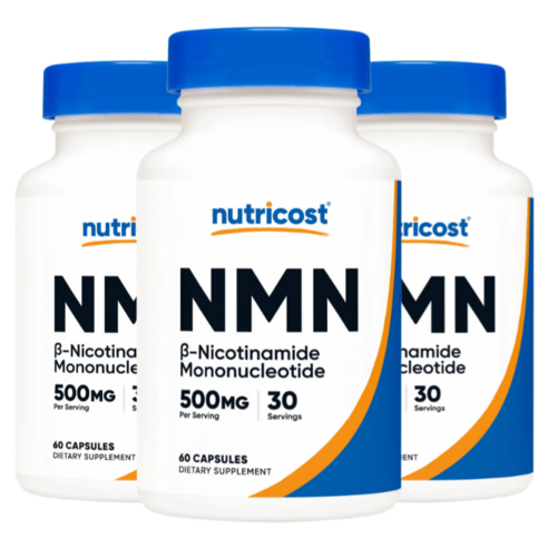 뉴트리코스트 NMN 500mg, 60캡슐 2서빙, 3병