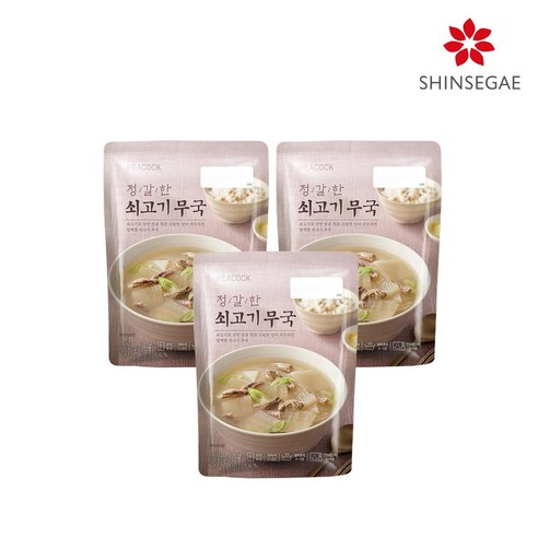 피코크 정갈한 소고기무국 500g
