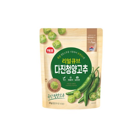 해표 리얼큐브 다진청양고추