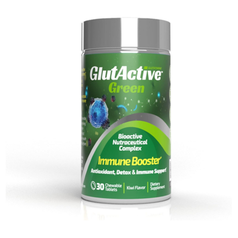 글루액티브 그린 950mg 이뮨부스터 글루타치온 아세로라 엘더베리 추출물 30츄어블정 GLUTACTIVE Green Immune Booster