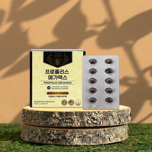 [미국직수입] 항산화핵심  프로폴리스메가맥스 석달분
