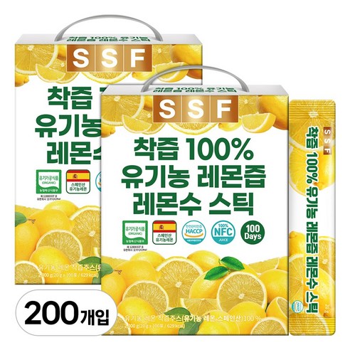 유기농 레몬즙 레몬수 스틱 100%착즙 원액