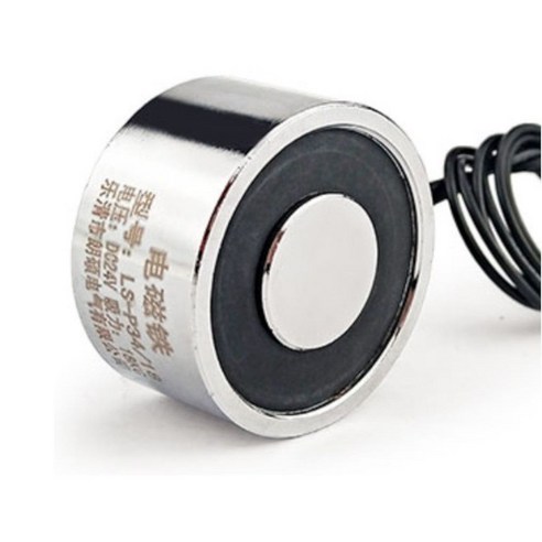 LS-P3418-24 DC 24V 원형 전자석 홀더 18Kg