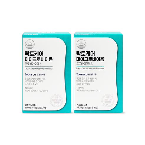 락토케어 마이크로바이옴 프로바이오틱스(60캡슐)
