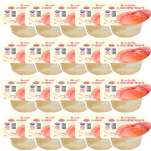 오뚜기 스위트앤젤 복숭아 푸딩  리뉴얼상품출고