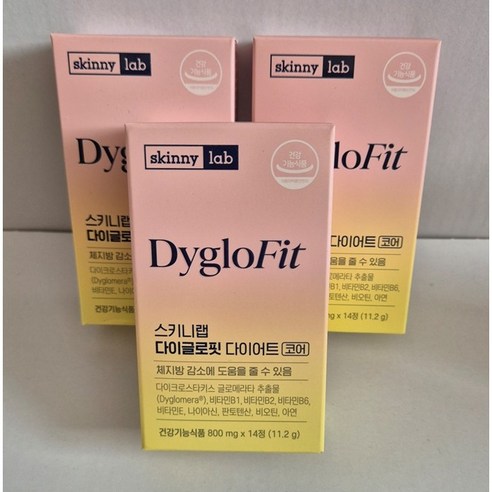 스키니랩 다이글로핏 다이어트 코어, 14정, 11.2g, 3박스
