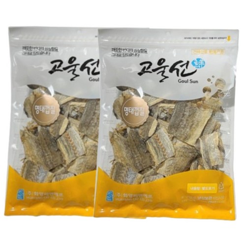 [고울선] 손질한 마른명태껍질 볶음용 튀각용 부각용 육수용 생선콜라겐 가정용 업소용 대용량, 1개, 300g