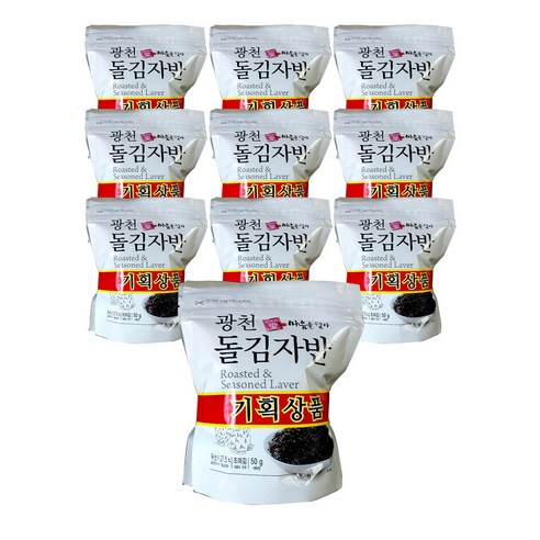 광천 돌김자반 50g 10봉, 50g, 10개