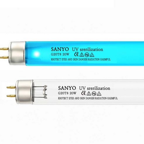 산요자외선 UV 살균램프 G20T8 592mm, 6개, G20T8(핀포함592mm), 1