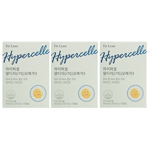 닥터린 하이퍼셀 알티지 오메가3 저분자 30캡슐 3박스 zc
