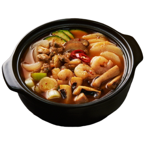 쿡솜씨 해물된장찌개 밀키트 고깃집 된장찌개 3종 찐다시마육수 캠핑 데이트 홈파티, 410g, 1개