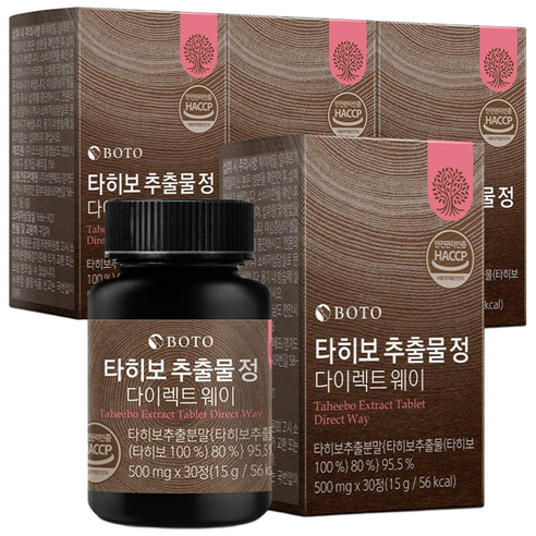 보뚜 타히보 추출물 정 다이렉트 웨이, 30정, 4개