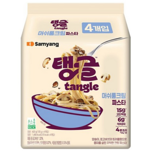 tangle 머쉬룸 크림파스타 105g