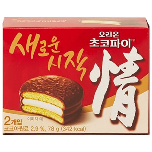 오리온 초코파이, 78g, 6개
