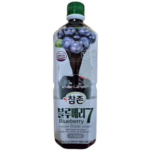 참존 블루베리원액 대용량 업소용, 5개, 835ml