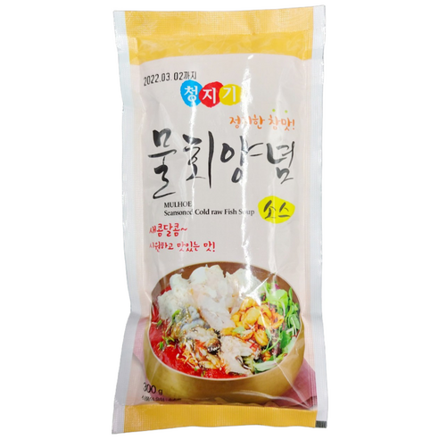 무아식품 청지기 물회양념소스 300g X 30ea (1박스) *무료배송 / 청지기물회양념  물회양념 물회소스 무아식품물회양념 무아식품물회소스 물회 물회양념소스 물회1인분