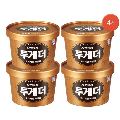 빙그레 투게더 4개 아이스크림