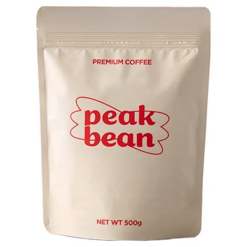 피크빈 고소한 브라질 싱글오리진 커피 원두, 5개, 500g, 홀빈(분쇄안함)