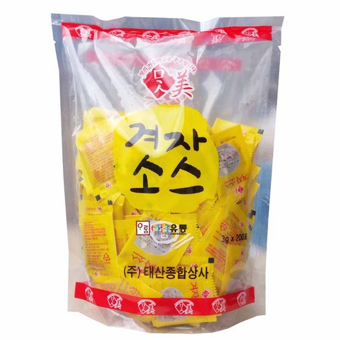 태산 맛미 겨자소스 3g, 3g, 2개