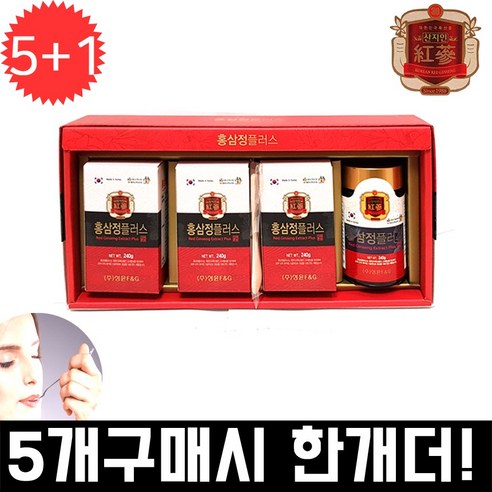 쿠팡! | 홍삼정 플러스 (5+1)특산품 고려홍삼 240gx4병 홍삼정 플러스 (5+1)특산품 고려홍삼 240gx4병