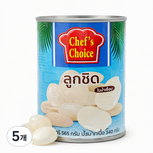 니파팜 태국 열대과일 통조림 쉐푸의 초이스, 5개, 565g