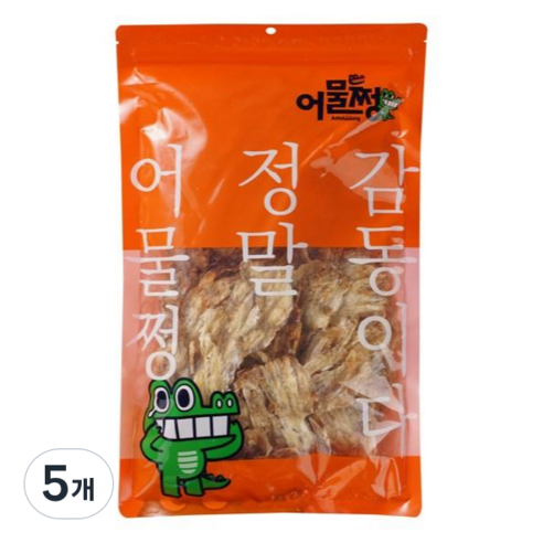 어물쩡 쥐포채, 5개, 250g