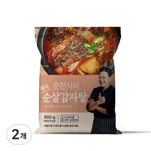 문천식의 가마솥 순살 감자탕, 2개, 900g