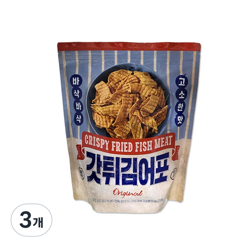 갓 튀김 어포 400g 코스트코 술안주 쥐포 생선포 간식, 3개, 400g