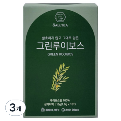 뉴올티 프리미엄 허브티 디카페인 그린 루이보스티