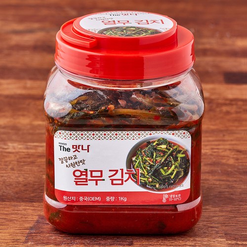 [로켓프레시] 더맛나 열무김치, 1kg, 1개