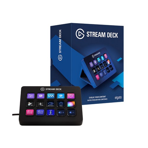 엘가토 STREAM DECK MK 2 LCD버튼 원터치 제어 인터페이스 20GBA9901, 1개