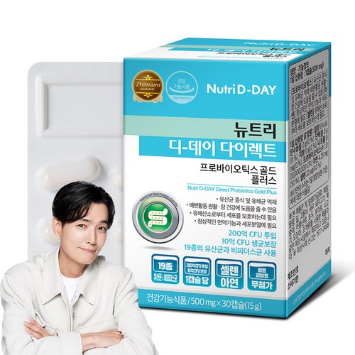 뉴트리디데이 다이렉트 프로바이오틱스 골드 플러스 유산균, 30정, 1개