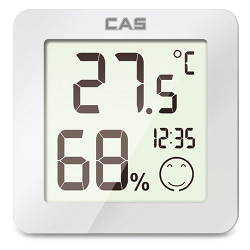 카스 디지털 온습도계 T023, 화이트, 1개