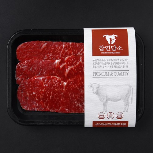 [로켓프레시] 참연담소 국내산 소고기 채끝 구이용 (냉장), 1개, 200g