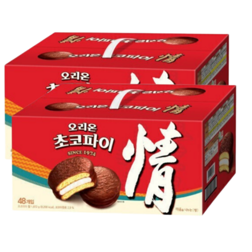 오리온 초코파이 정 스트코 초코과자 39g, 12개입, 1개