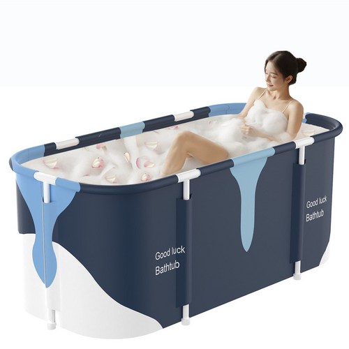 FANOBO 욕조 접이식욕조 이동식욕조 반신욕, 밀크, 1개