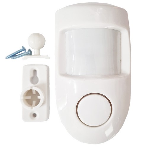 도매짱 무선 적외선 경보기 동작 감지 싸이렌 경보 센서 초소형 침입 방지기, 적외선감지기, 1개