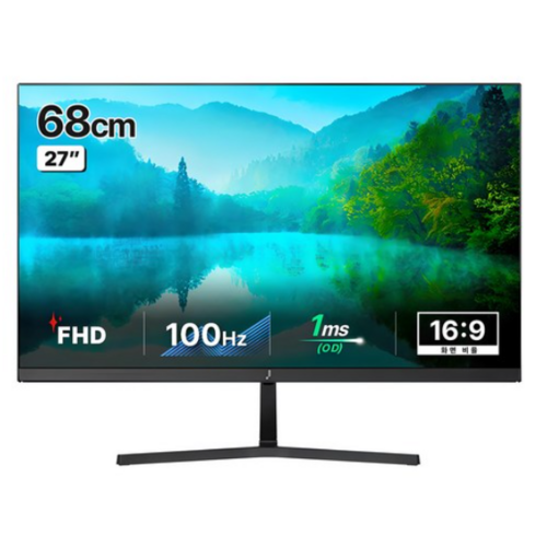주연테크 FHD LED 100Hz 모니터, 68cm, V27FX(일반)